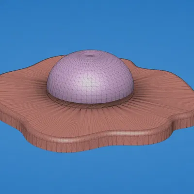 Charm trứng cá sấu hai thân màu trắng và vàng