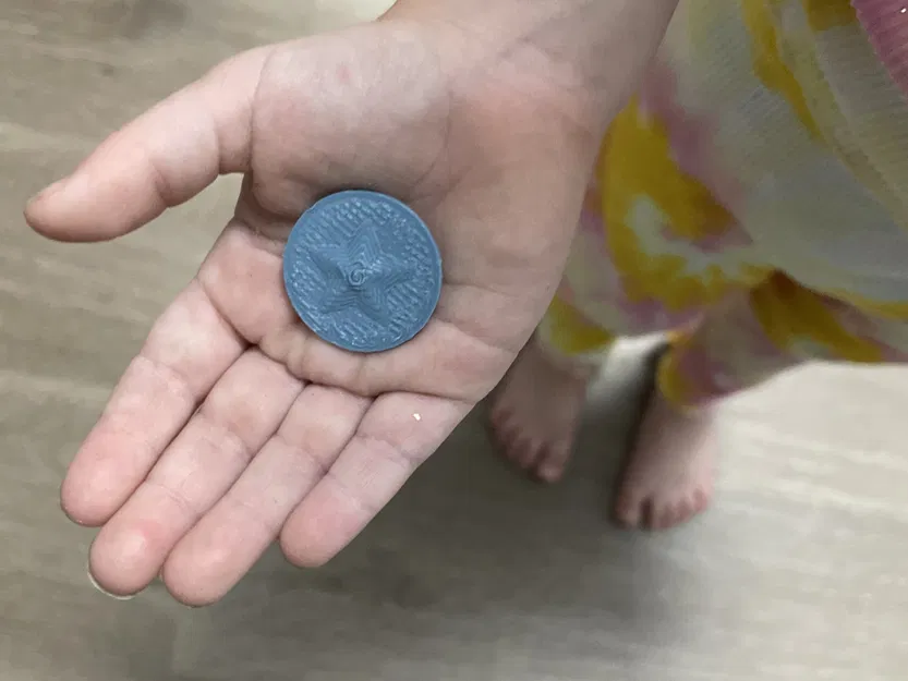 Tiền xu mô phỏng đồng 25 cent của Mỹ cho lớp học tại nhà - Image 2