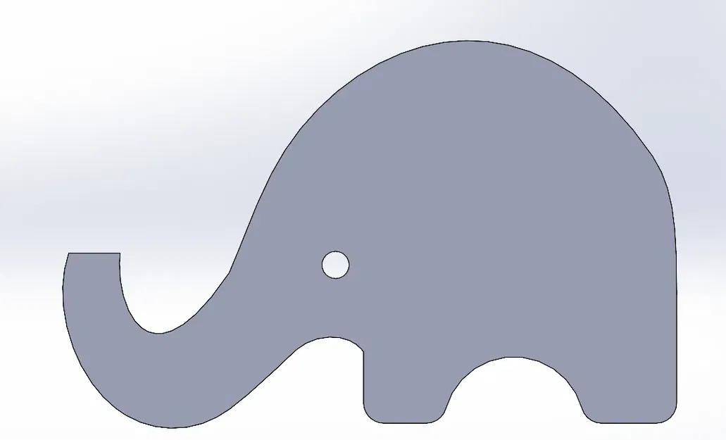 Giá đỡ điện thoại hình con voi - Image 1