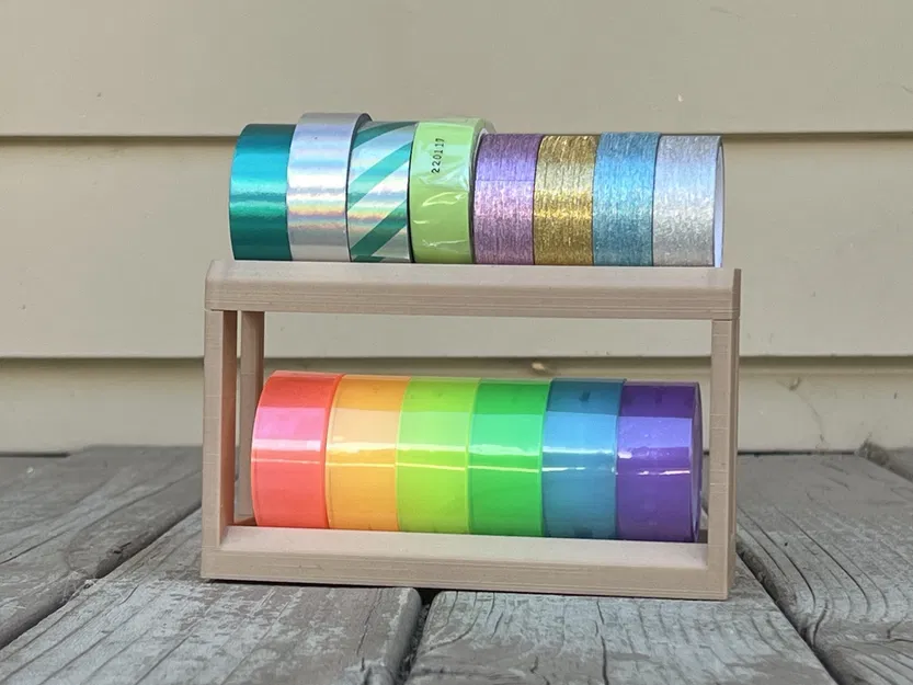 Giá đỡ cuộn băng washi xếp chồng tiện lợi - Image 1