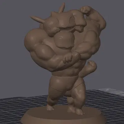 Nhân vật Pokemon kết hợp Ultra Swole thế hệ 1