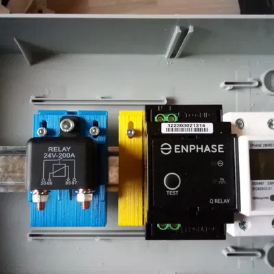 Giá đỡ DIN cho rơ le ô tô 200A