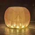 Bí ngô lớn phong cách low-poly cho trang trí Halloween - Thumbnail 2