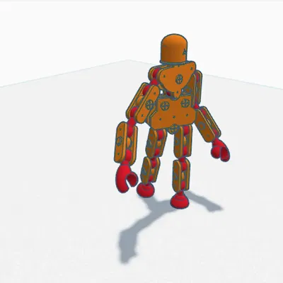 Robot Tibu: Thiết kế hoàn toàn có thể khớp nối