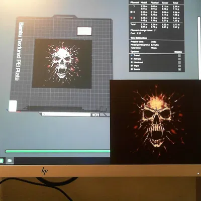 Hộp sọ Hueforge với thiết kế chi tiết và sắc nét