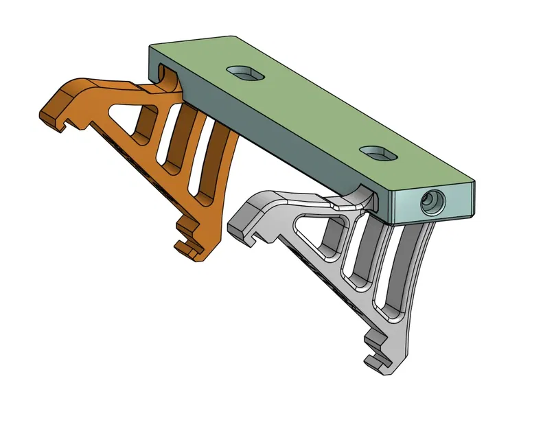 Giá đỡ LCD hướng xuống cho vỏ LACK Prusa - Image 1