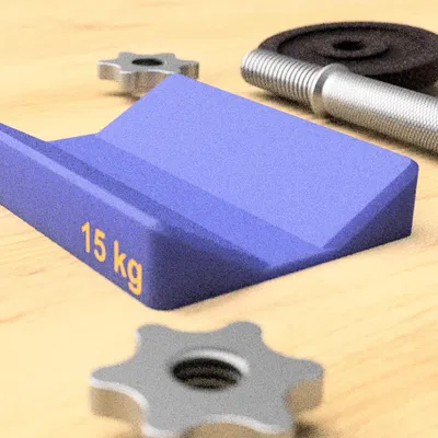 Giá đỡ tạ đơn giản cho một tay