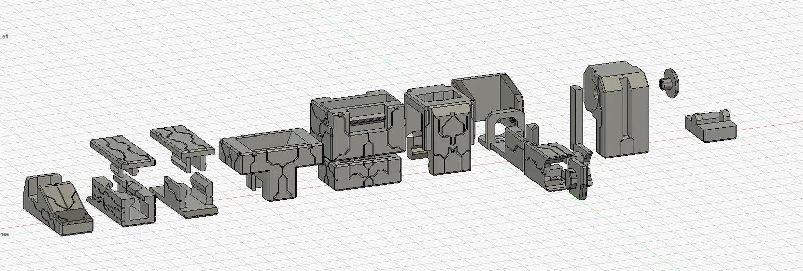 Chi tiết bộ giáp Lucky 13 với các đường panel - Image 2