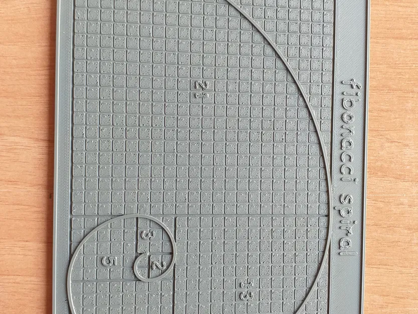 Mô hình xoắn ốc Fibonacci bằng nhựa PLA - Image 2