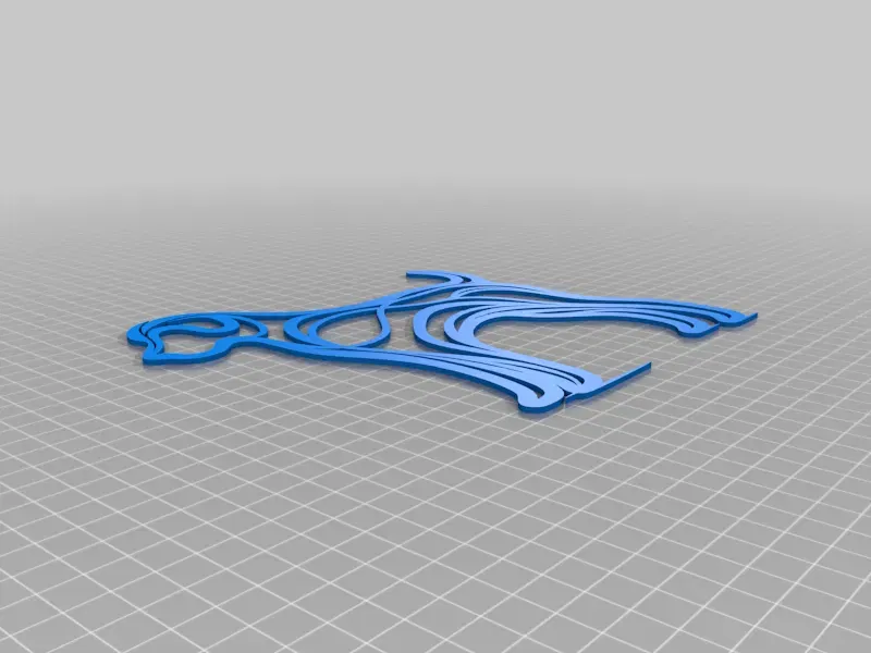 Trang trí tường hình chó tối giản - Image 2