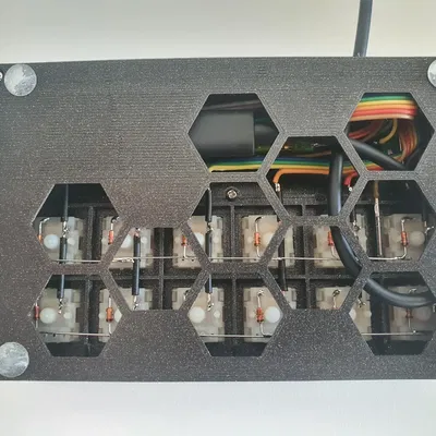 Bàn phím Macropad 12 phím với bộ mã quay và biến trở trượt