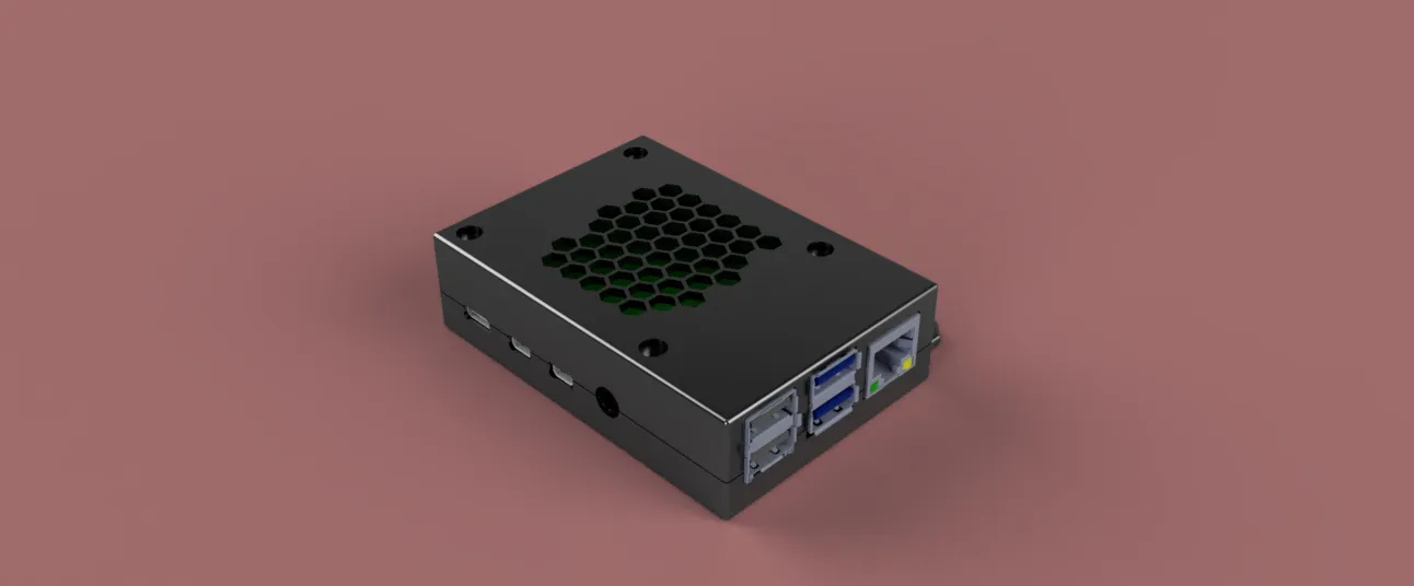 Vỏ Raspberry Pi cho Model 4b với lỗ thông khí - Image 1