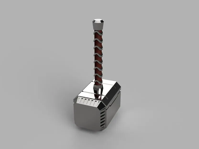 Nam châm hình búa Mjolnir từ vũ trụ Marvel - Image 2