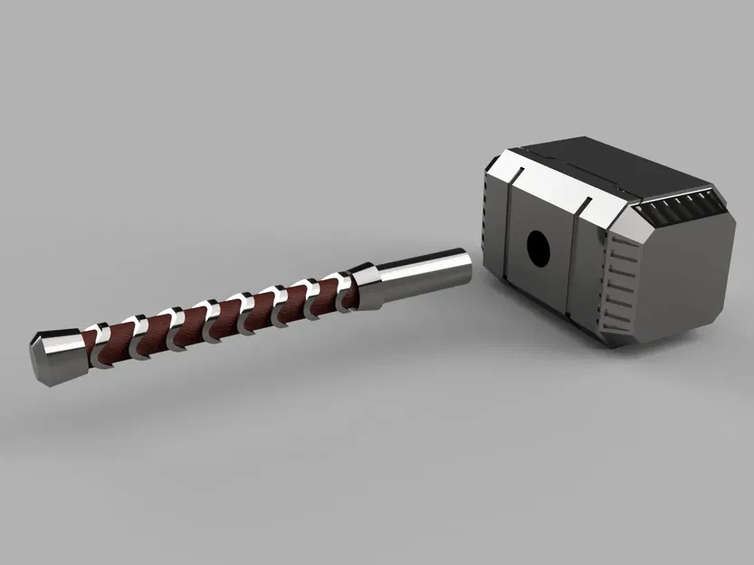 Nam châm hình búa Mjolnir từ vũ trụ Marvel - Image 3