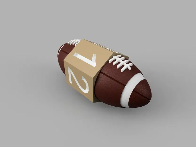 Xúc xắc bóng đá hình cầu D6 có 6 mặt - Image 1