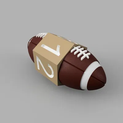 Xúc xắc bóng đá hình cầu D6 có 6 mặt