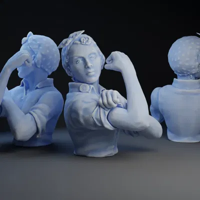 Hình ảnh biểu tượng Rosie the Riveter trong Thế chiến II