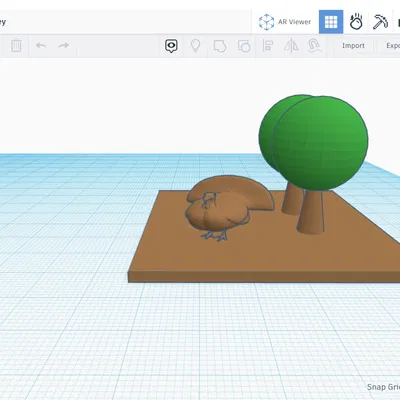 Gà tây 3D chi tiết cho mô hình nghệ thuật và thiết kế