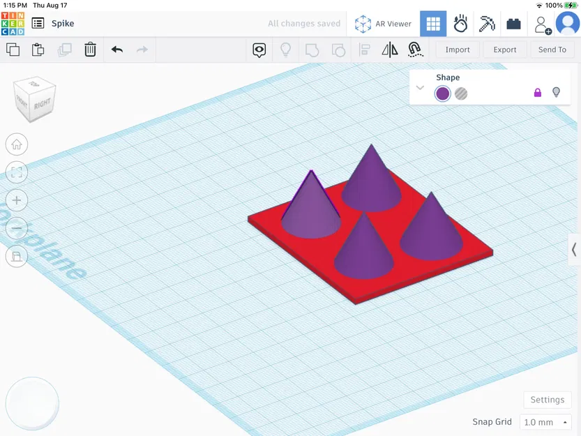 Spike - Mô hình nghệ thuật hình chóp độc đáo 3D - Image 1