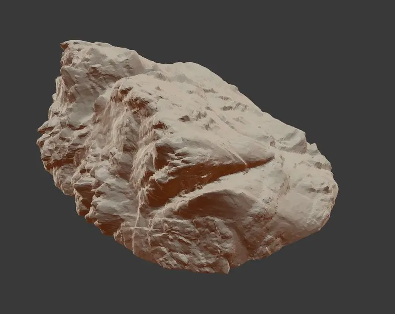 Hình dạng đá cho mô hình địa hình in 3D trong trò chơi chiến t... - Image 4