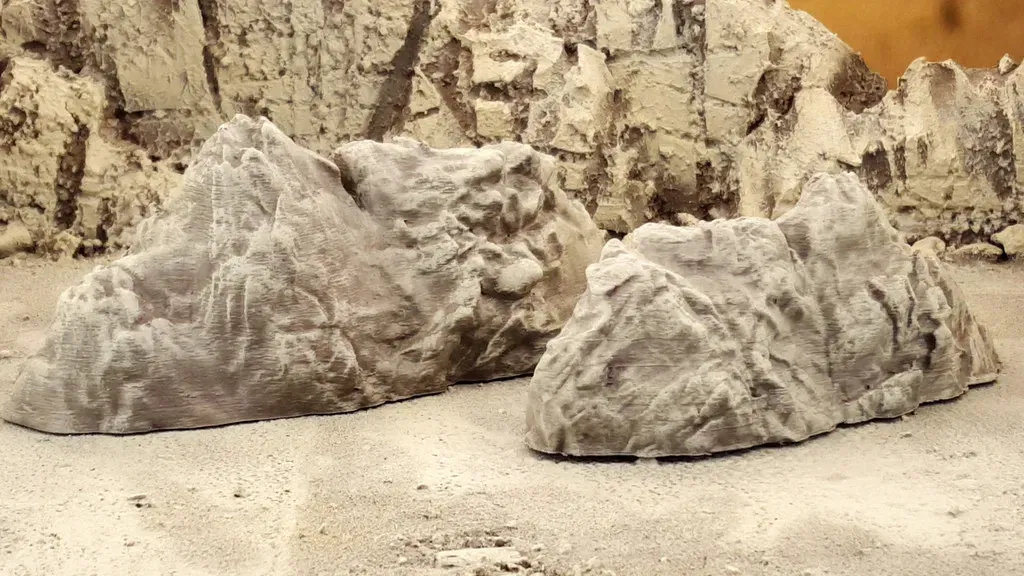 Hình dạng đá cho mô hình địa hình in 3D trong trò chơi chiến t... - Image 13