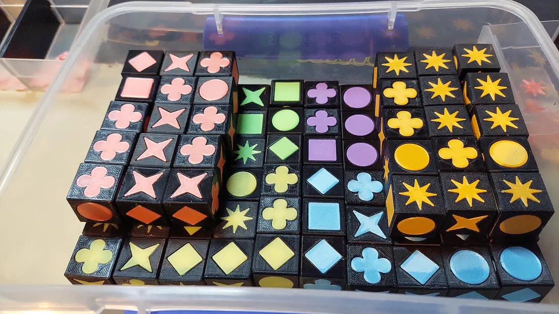 Khối Qwirkle tùy chỉnh cho trò chơi sáng tạo - Image 15