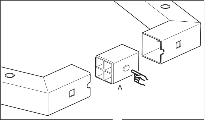 Kết nối khung bàn làm việc Trotten của IKEA - Image 1