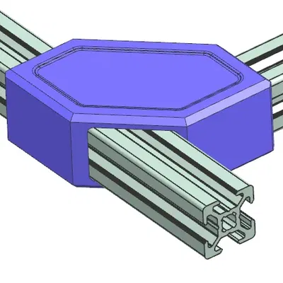Giá đỡ T cho các thanh nhôm 20mm