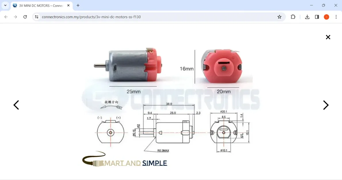 Động cơ hobby 3v cho robot giá rẻ - Image 4