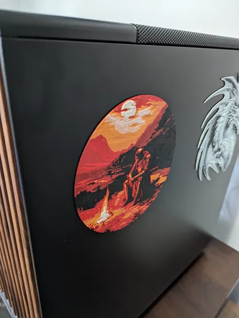 Hiệp sĩ cô đơn bên lửa trại trong phong cách Dark Souls - Image 2