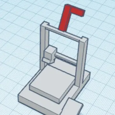 Giá đỡ cuộn cho máy in 3D Ender 3 S1 phong cách low poly