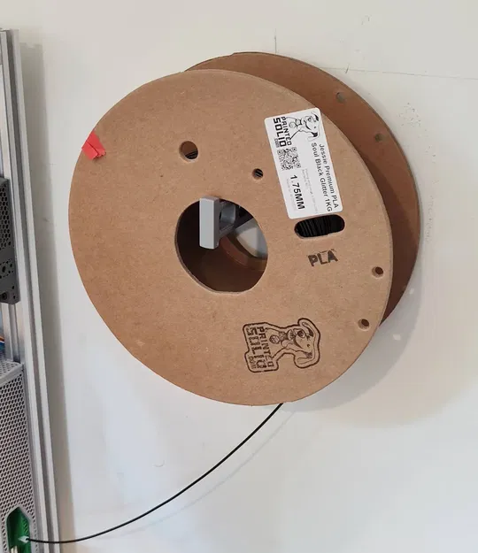 Giá đỡ cuộn filament gắn tường đơn giản kiểu Voron - Image 1