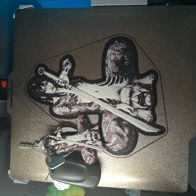 Nhân vật ninja nữ nhỏ nhanh nhẹn làm móc khóa