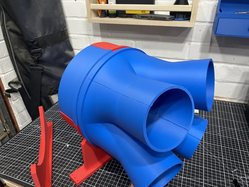 Bộ chia hút bụi 26cm thành 4 lỗ 10cm cho xưởng - Image 2