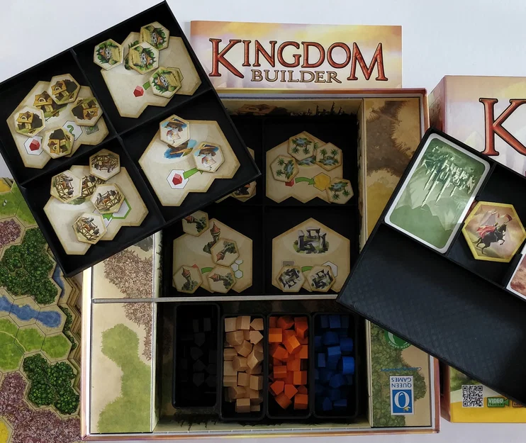 Bộ tổ chức trò chơi Kingdom Builder của Queen Games - Image 1