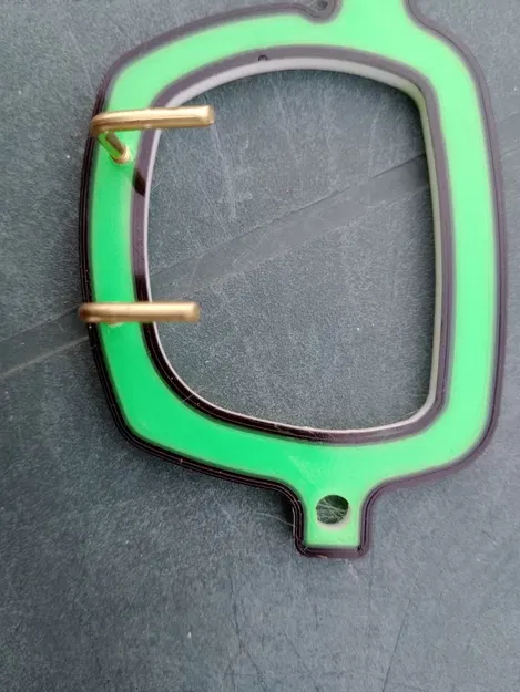 Móc khóa hình kính mắt thời trang - Image 2