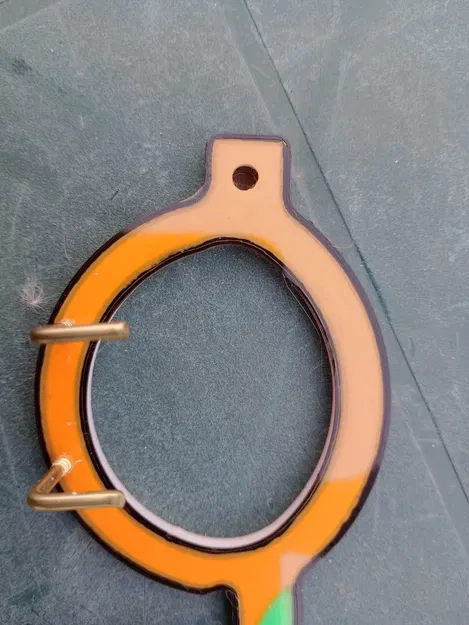 Móc khóa hình kính mắt thời trang - Image 3