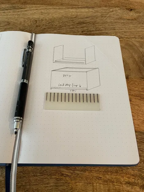 Thước kẻ thẳng nhỏ cho sổ tay - Image 1