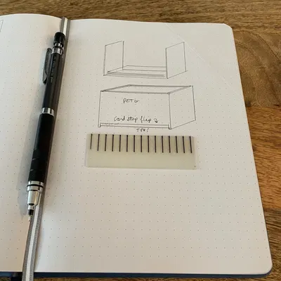 Thước kẻ thẳng nhỏ cho sổ tay