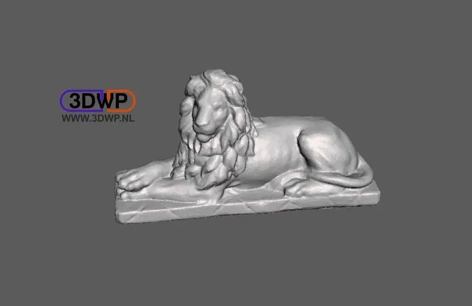 Tượng sư tử 3D do Plinio Ranhel tạo ra - Image 1