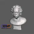 Tượng bán thân Albert Einstein quét 3D chất lượng cao - Thumbnail 1