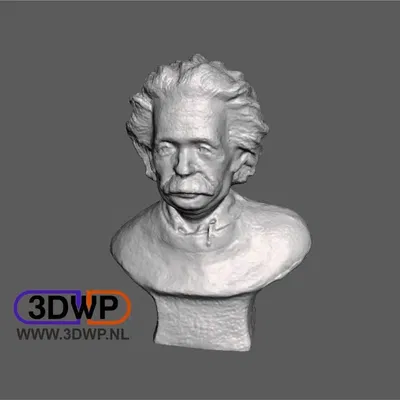 Tượng bán thân Albert Einstein quét 3D chất lượng cao