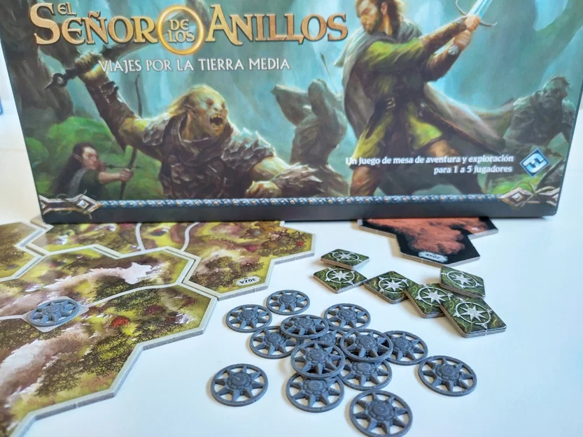 Token khám phá cho trò chơi Lord of the Rings Journeys in Middle Earth - Image 1