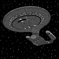 Mô hình Star Trek Enterprise D Hueforge với khung tùy chỉnh - Thumbnail 2