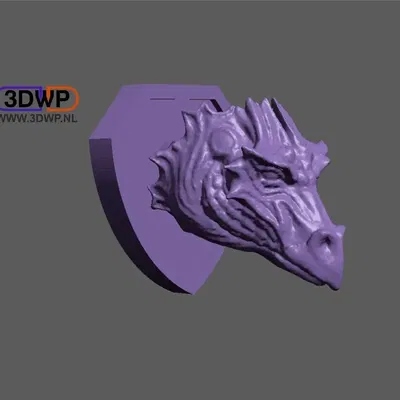 Đầu rồng treo tường độc đáo từ Glen Newman