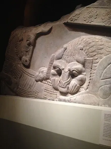 Khắc họa Assyrian relief từ bảo tàng Nghệ thuật Boston - Image 2