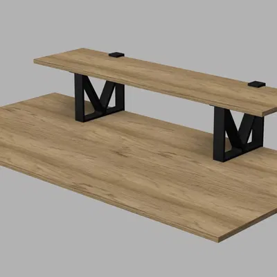 Giá đỡ màn hình nâng 250mm cho bàn làm việc