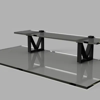 Giá đỡ màn hình nâng 250mm cho bàn làm việc