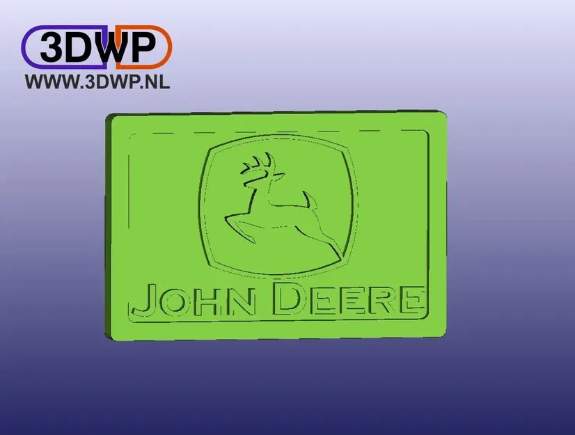 Biểu tượng biển hiệu John Deere treo tường - Image 2