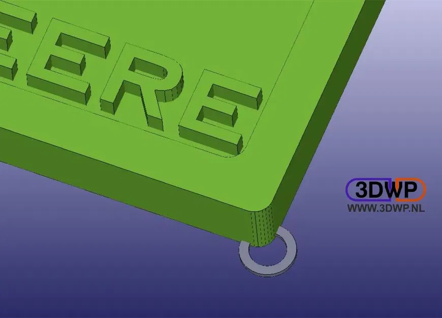 Biểu tượng biển hiệu John Deere treo tường - Image 3